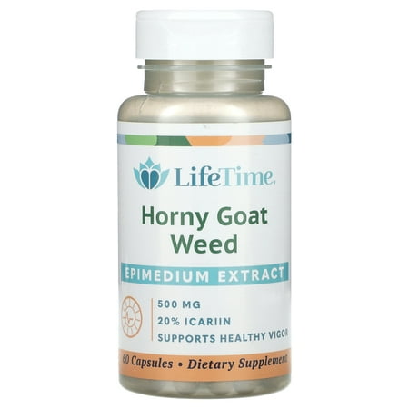 LifeTime Vitamins - Horny Goat Weed 500 mg. - 60 Capsules