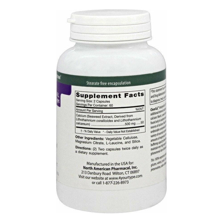 D'Adamo Personalized Nutrition - ClearCal 120 vcaps - The Oasis of Health