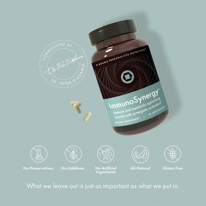 D'Adamo Personalized Nutrition ImmunoSynergy - The Oasis of Health