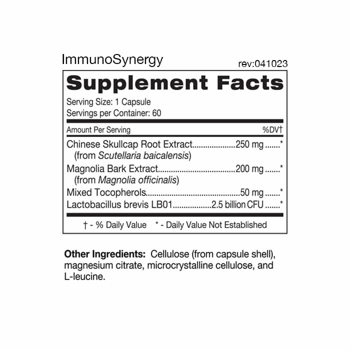 D'Adamo Personalized Nutrition ImmunoSynergy - The Oasis of Health