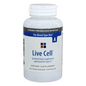 D'Adamo Personalized Nutrition - Live Cell A 90 vcaps - The Oasis of Health