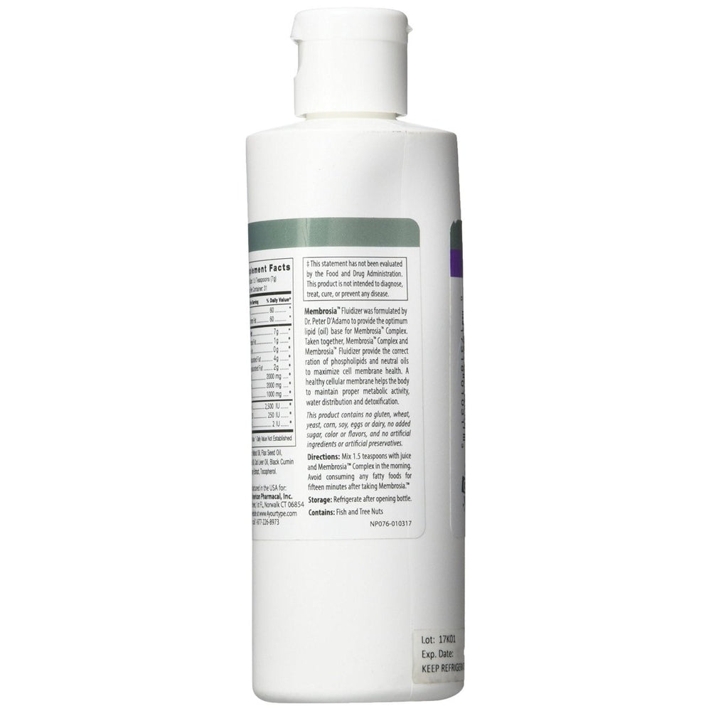 D'Adamo Personalized Nutrition Membrosia Fluidizer, 8 Ounce - The Oasis of Health