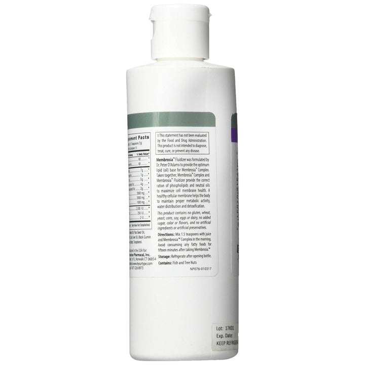D'Adamo Personalized Nutrition Membrosia Fluidizer, 8 Ounce - The Oasis of Health