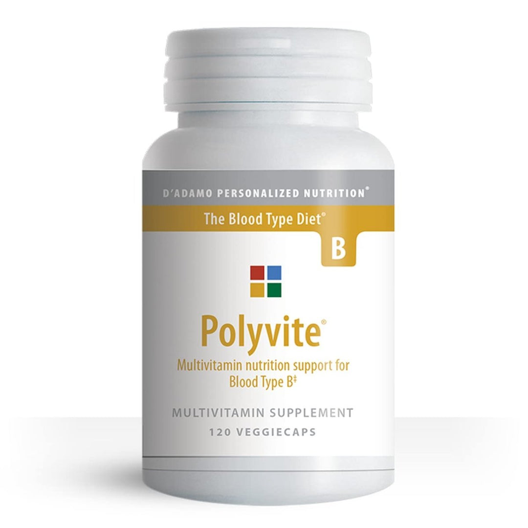 D'Adamo Personalized Nutrition - Polyvite B 120 vcaps - The Oasis of Health
