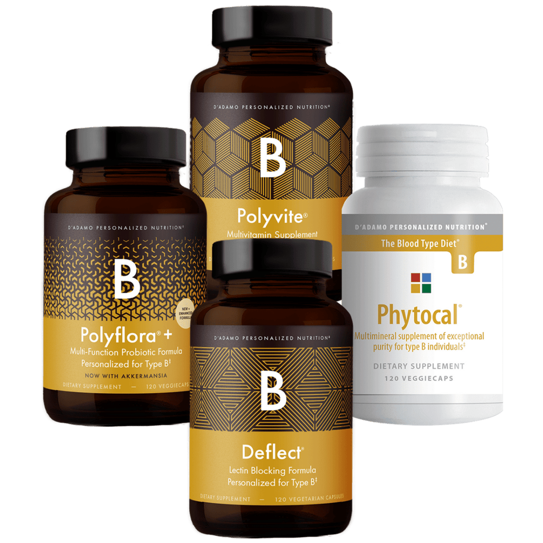 D'Adamo Phytocal Type B 120 Vcaps - 2 Pack - The Oasis of Health