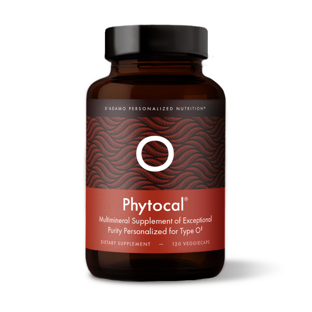D'Adamo Phytocal Type O 120 Vcaps - The Oasis of Health
