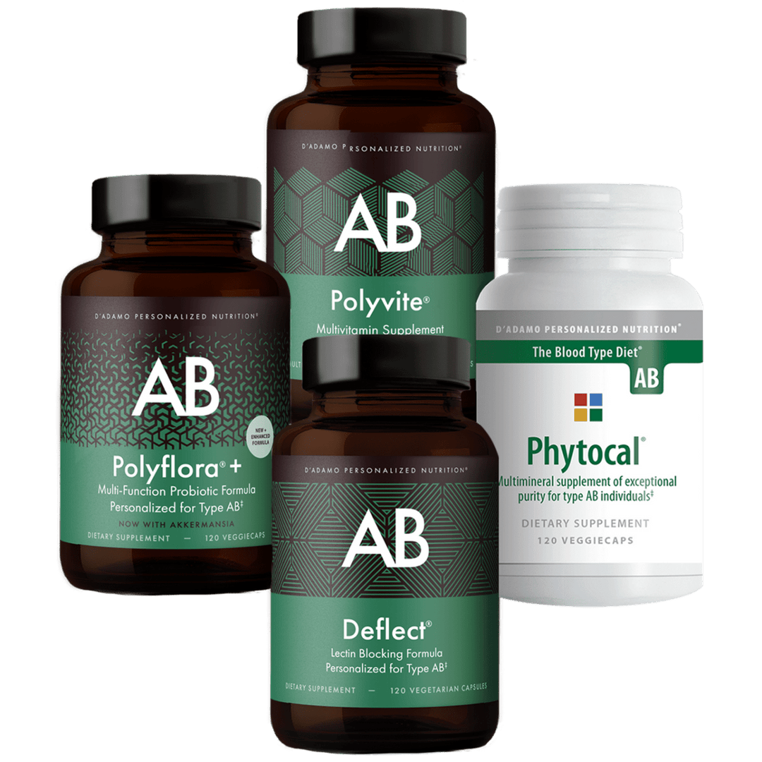 D'Adamo Polyflora Probiotic Type AB 120 Vcaps - The Oasis of Health
