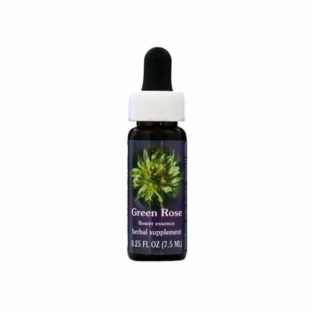 Flower Essence Green Rose Herbal Supplement Dropper - 0.25 Oz