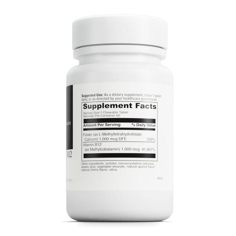 Davinci Active Folate B12 60 Chewable Tabs - The Oasis of Health