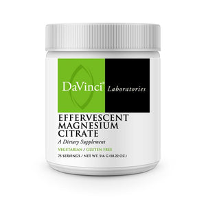 Davinci Effervescent Magnesium Citrate 516 Grams 75 Servings - The Oasis of Health