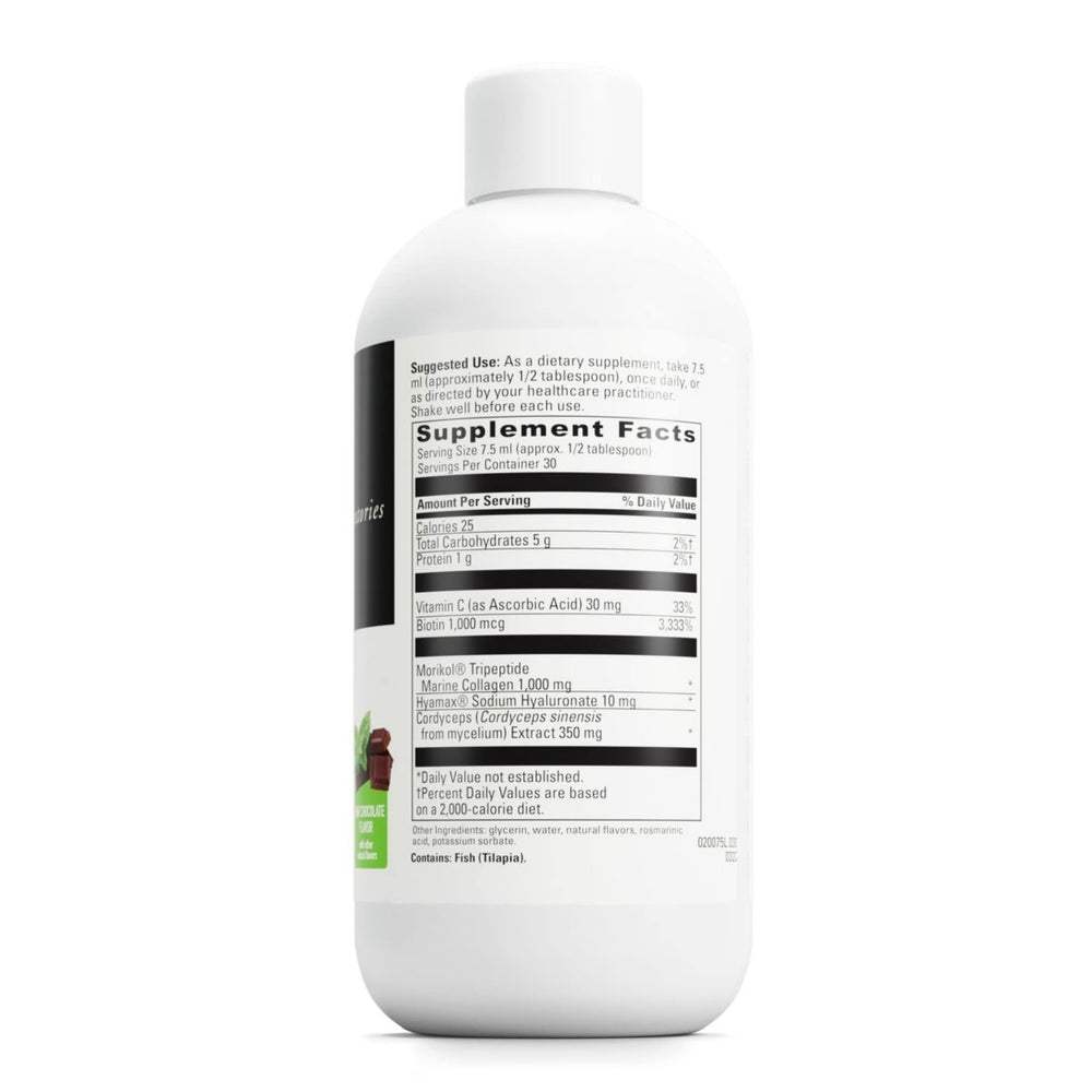DAVINCI Laboratories - Collagen Bright - A Liquid Dietary Supplement to Support Healthy Skin - Gluten Free, Soy Free - Mint Chocolate - 30 Servings, 7.6 Fl Oz - The Oasis of Health