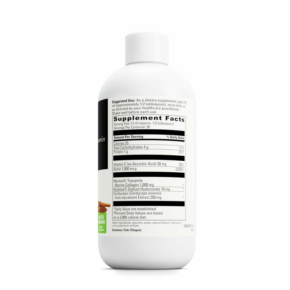 DAVINCI Laboratories - Collagen Bright - A Liquid Dietary Supplement to Support Healthy Skin - Gluten Free, Soy Free - Toasted Cinnamon - 30 Servings, 7.6 Fl Oz - The Oasis of Health