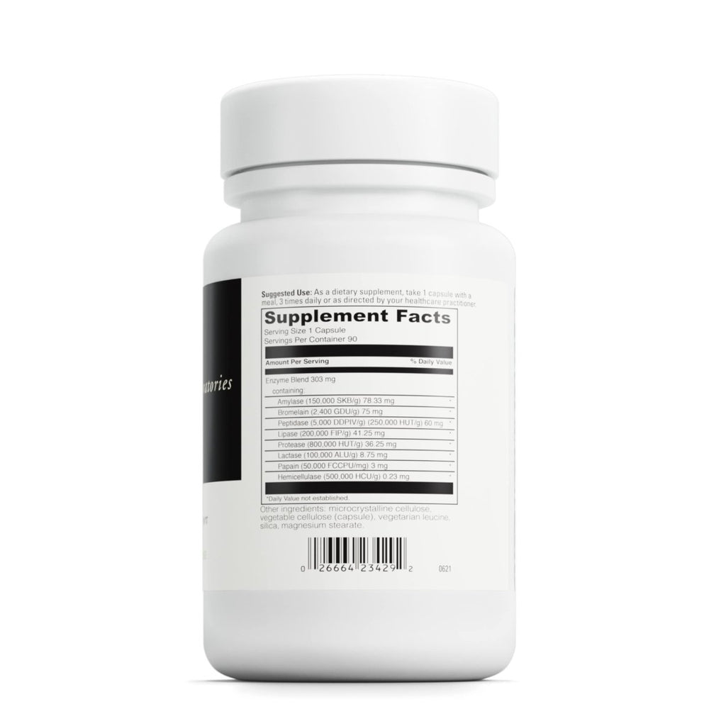 DAVINCI Laboratories - Digenzyme - A Dietary Supplement to Support Digestive Tract Health - Gluten - Free, Soy - Free - 90 Vegetarian Capsules - The Oasis of Health