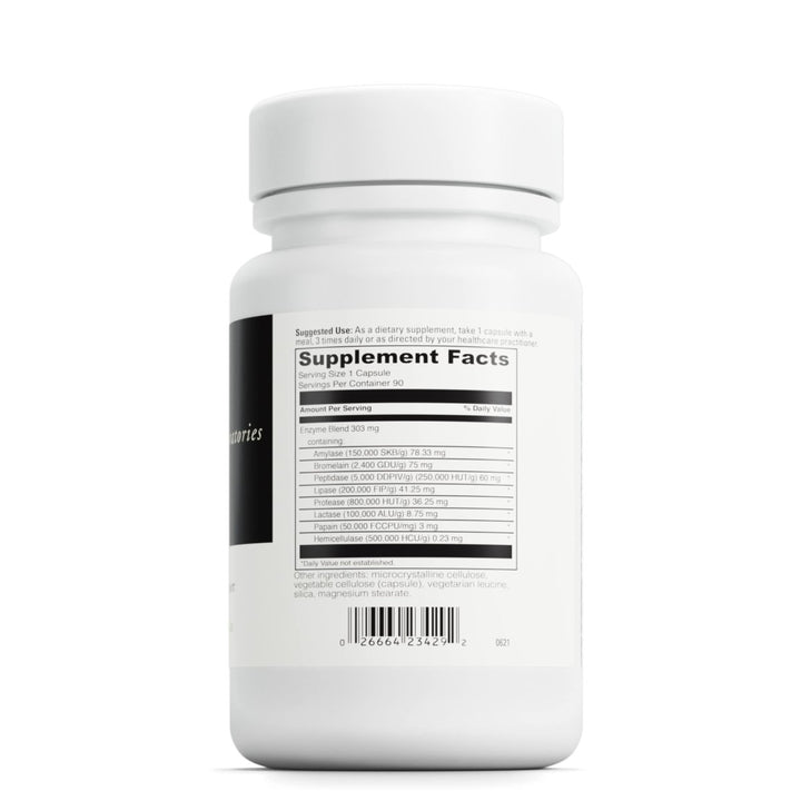 DAVINCI Laboratories - Digenzyme - A Dietary Supplement to Support Digestive Tract Health - Gluten - Free, Soy - Free - 90 Vegetarian Capsules - The Oasis of Health