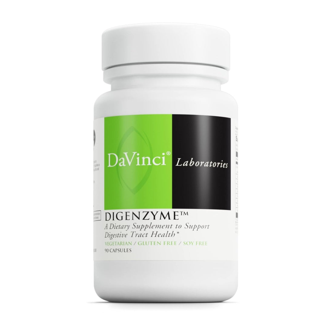 DAVINCI Laboratories - Digenzyme - A Dietary Supplement to Support Digestive Tract Health - Gluten - Free, Soy - Free - 90 Vegetarian Capsules - The Oasis of Health