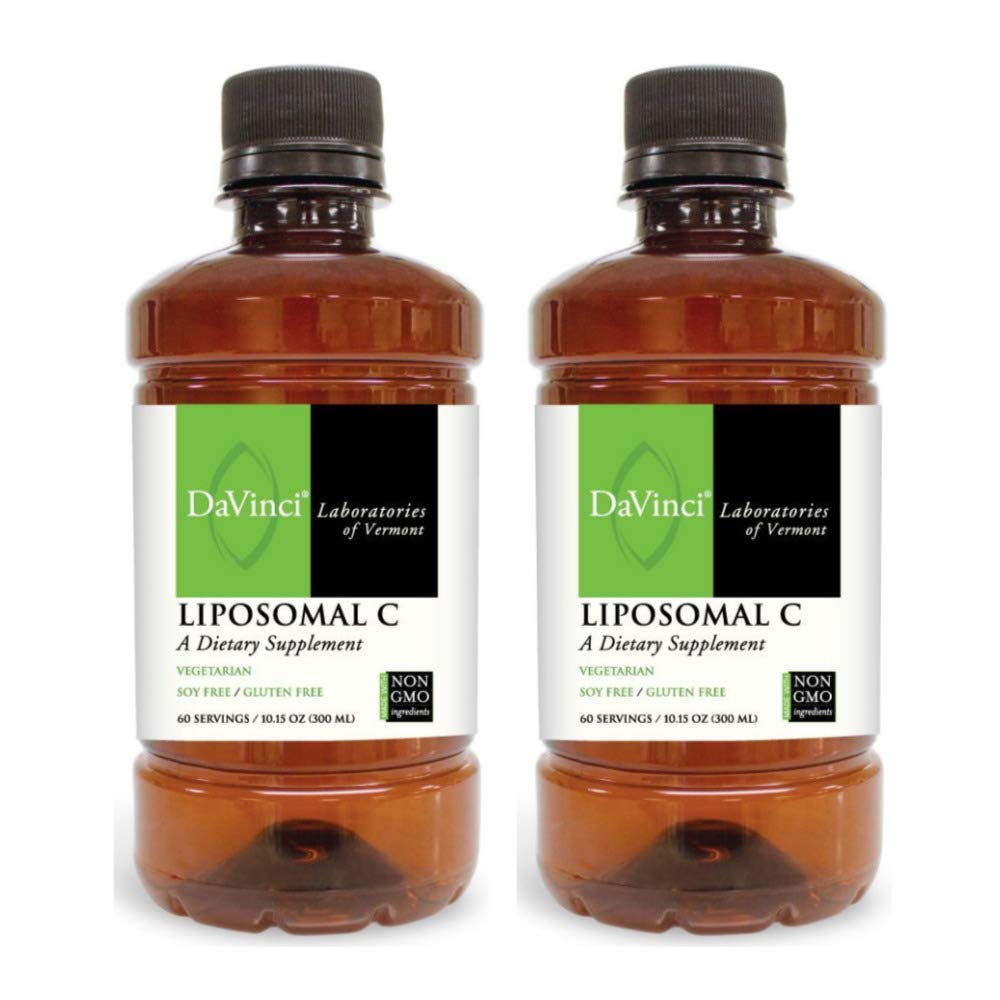 Davinci Laboratories Liposomal C, Vitamin C Supplement Bundle (2 - Pack, 120 Servings) (2 Items) - The Oasis of Health