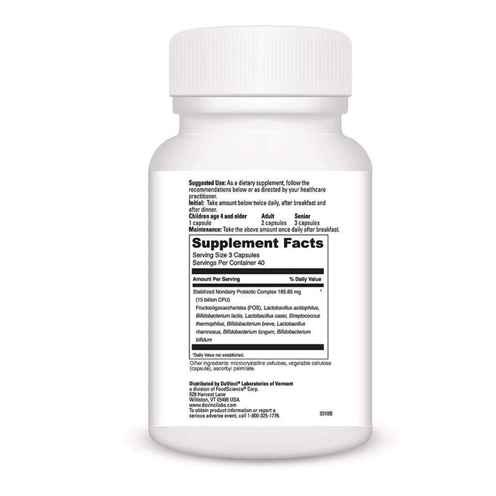 Davinci Laboratories Mega Probiotic ND Non - Dairy Digestive Health Supplement Bundle (2 - Pack, 240 Count) (2 Items) - The Oasis of Health
