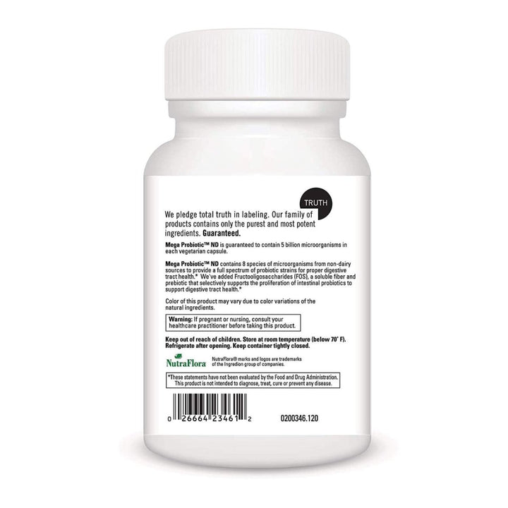 Davinci Laboratories Mega Probiotic ND Non - Dairy Digestive Health Supplement Bundle (2 - Pack, 240 Count) (2 Items) - The Oasis of Health