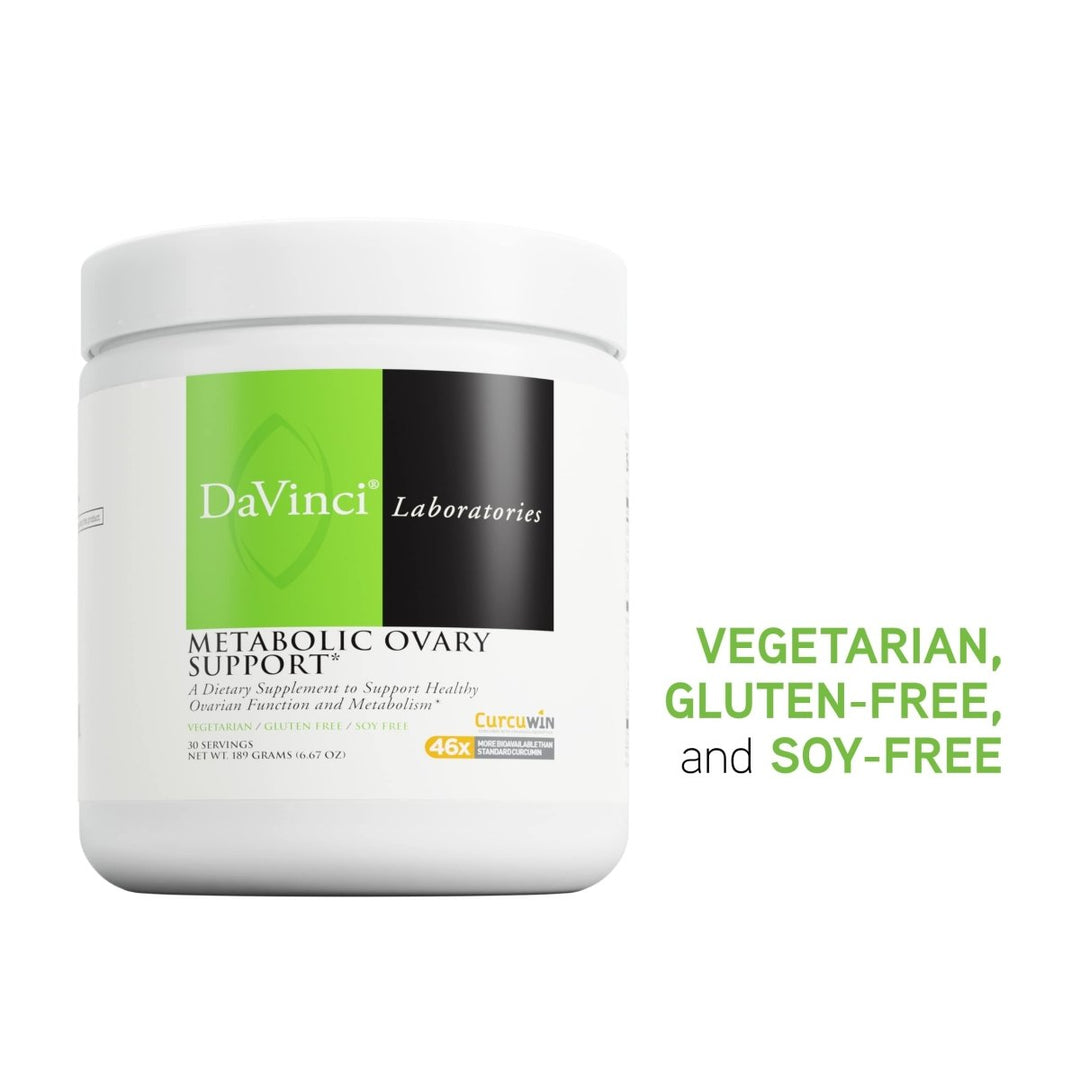 DAVINCI Laboratories - Metabolic Ovary Support - A Dietary Supplement to Support Healthy Ovarian Function and Metabolism Vegetarian, Gluten - Free, Soy - Free - 30 Servings - 6.67 Oz - The Oasis of Health