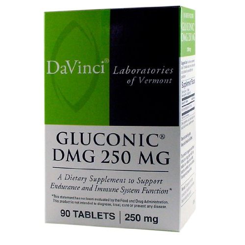 DaVinci Laboratories of Vermont Gluconic DMG Chewable, 90 Count - The Oasis of Health