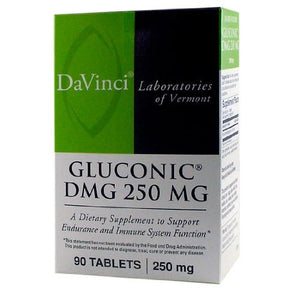 DaVinci Laboratories of Vermont Gluconic DMG Chewable, 90 Count - The Oasis of Health