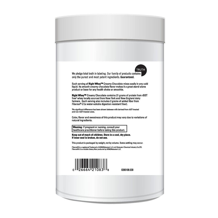 DaVinci Laboratories of Vermont Right Whey Protein, Chocolate, 30 Count - The Oasis of Health