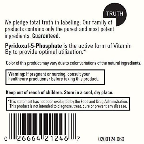 DaVinci Laboratories Pyridoxal 5 - phosphate Vitamin B6 Supplement, 60 Count - The Oasis of Health