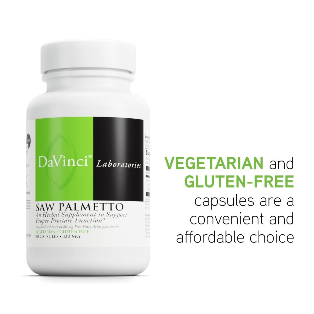 Davinci Laboratories Saw Palmetto - 90 Vegetarian Capsules - The Oasis of Health