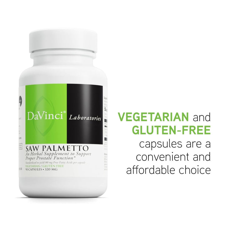Davinci Laboratories Saw Palmetto - 90 Vegetarian Capsules - The Oasis of Health