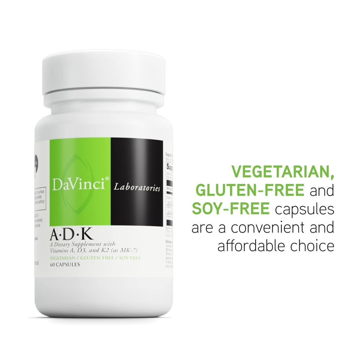 DaVinci Labs ADK - 60 Vegetarian Capsules - The Oasis of Health