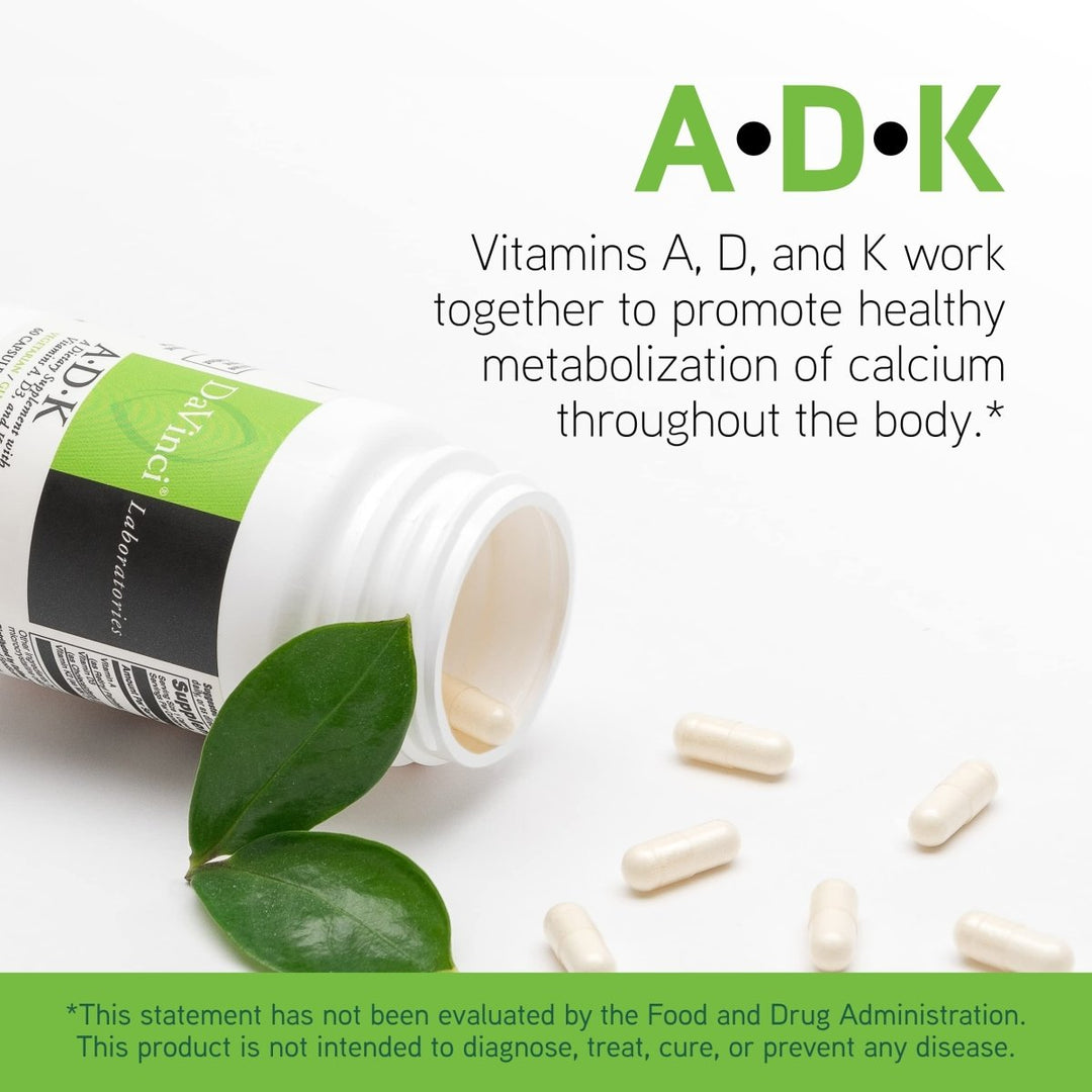 DaVinci Labs ADK - 60 Vegetarian Capsules - The Oasis of Health