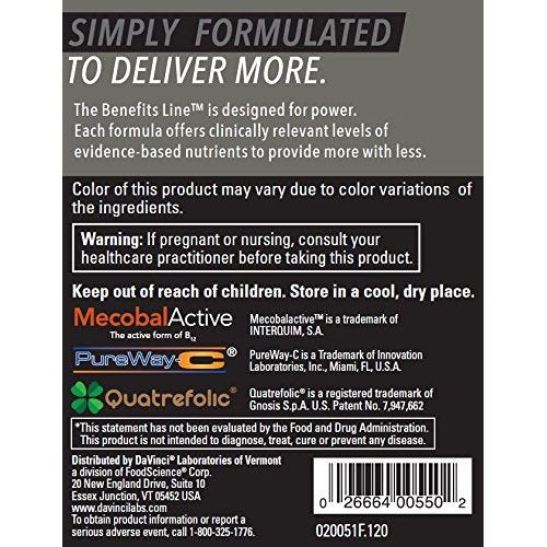 DaVinci Labs Adrenal Benefits, 120 Capsules - The Oasis of Health