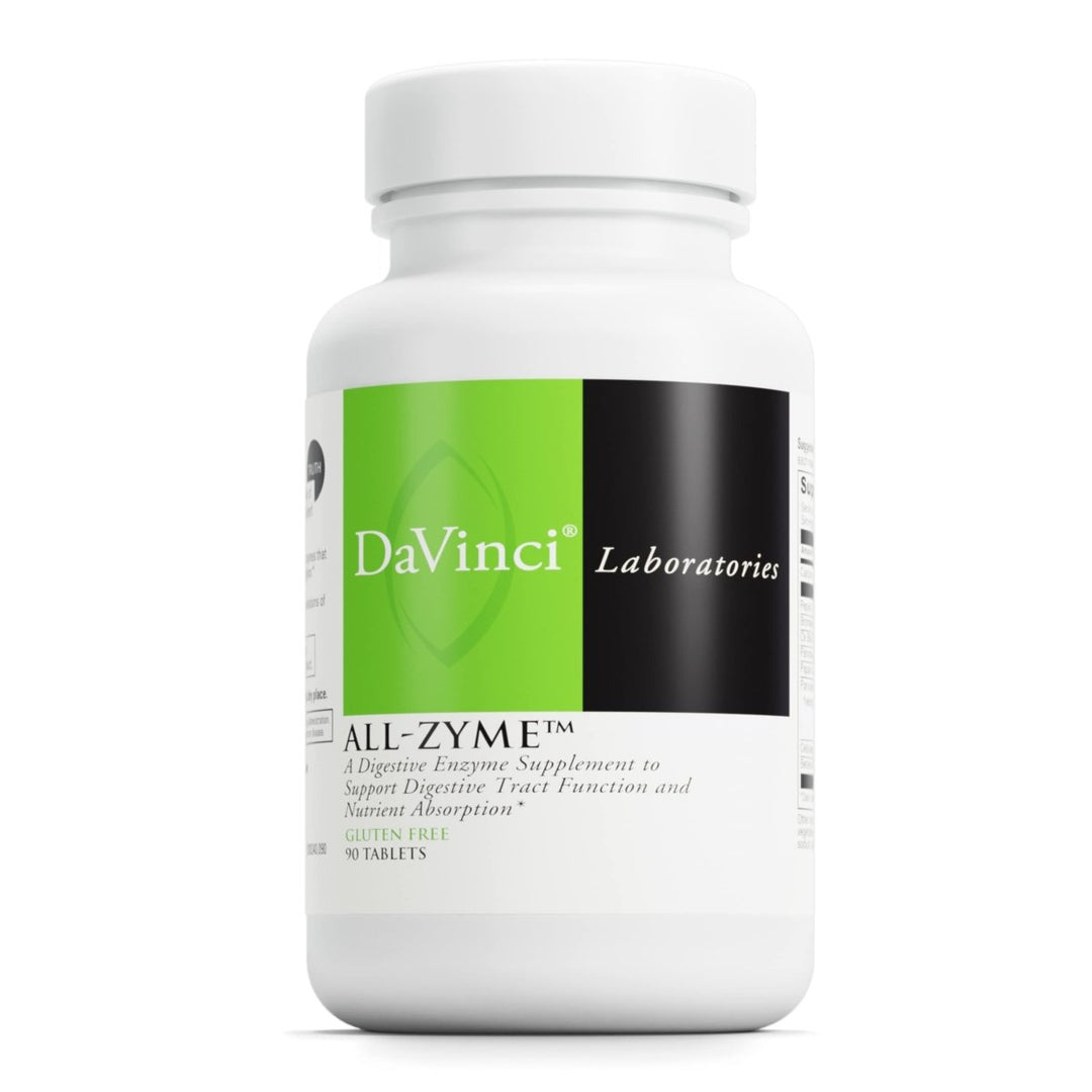 DaVinci Labs All - Zyme - Support Digestive Tract Function and Nutrient Absorption - 90 Tablets - The Oasis of Health