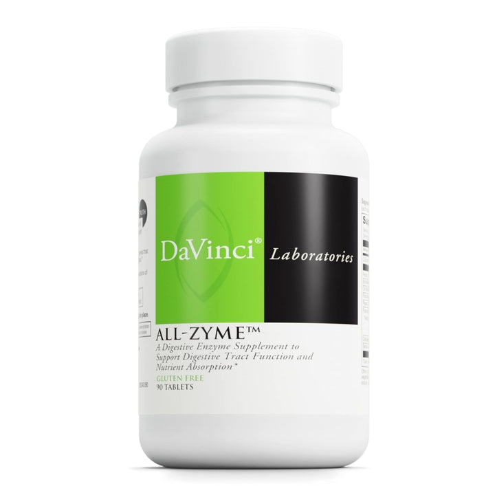DaVinci Labs All - Zyme - Support Digestive Tract Function and Nutrient Absorption - 90 Tablets - The Oasis of Health