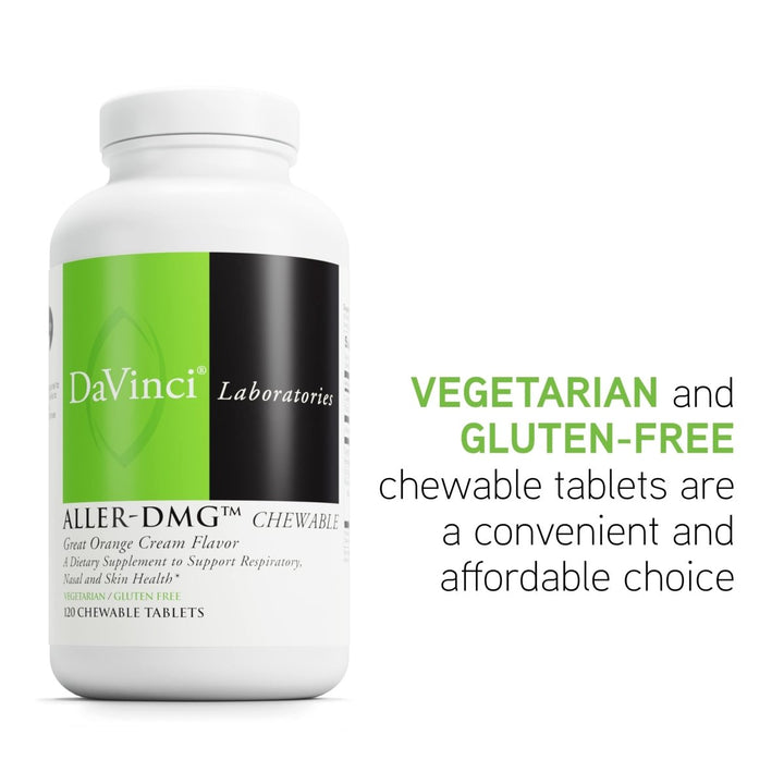 DaVinci Labs Aller - DMG Chewable - 120 Chewable Vegetarian Tablets - The Oasis of Health