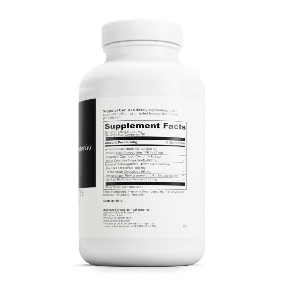 DAVINCI Labs Amyloid Complete - Dietary Supplement to Support Cognitive Function, Brain Health and Healthy Aging - with Colostrum Extract, Curcumin Extract and More - Gluten - Free - 90 Vegetarian Caps - The Oasis of Health