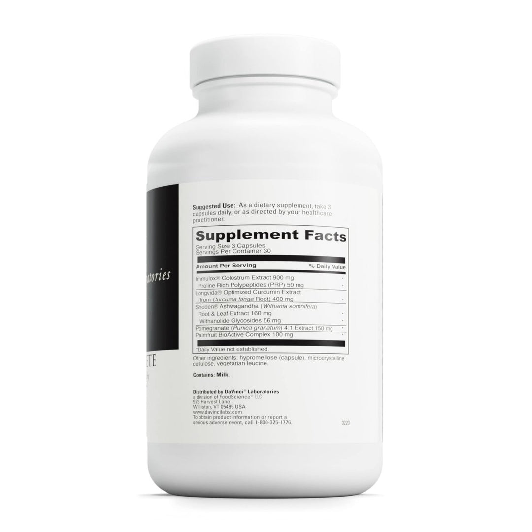 DAVINCI Labs Amyloid Complete - Dietary Supplement to Support Cognitive Function, Brain Health and Healthy Aging - with Colostrum Extract, Curcumin Extract and More - Gluten - Free - 90 Vegetarian Caps - The Oasis of Health