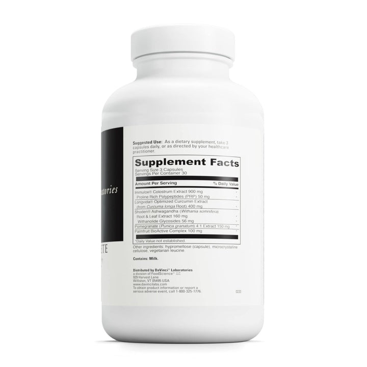 DAVINCI Labs Amyloid Complete - Dietary Supplement to Support Cognitive Function, Brain Health and Healthy Aging - with Colostrum Extract, Curcumin Extract and More - Gluten - Free - 90 Vegetarian Caps - The Oasis of Health