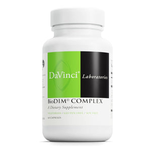 DaVinci Labs BioDIM Complex - Antioxidant Supplement to Support Cellular Health and Hormone Balance for Women and Men* - With Vitamin D3, E, Calcium and More - Gluten - Free - 60 Vegetarian Capsules - The Oasis of Health