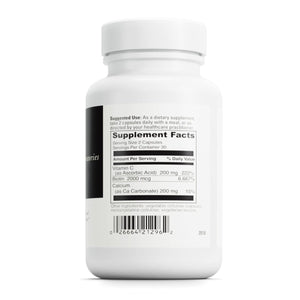 DAVINCI Labs Biotin - Supports Skin & Hair Health, Intestinal Flora Function* - Dietary Supplement with Vitamin C & Calcium as Ca Carbonate - Vegetarian - Gluten - Free - 60 Capsules - The Oasis of Health