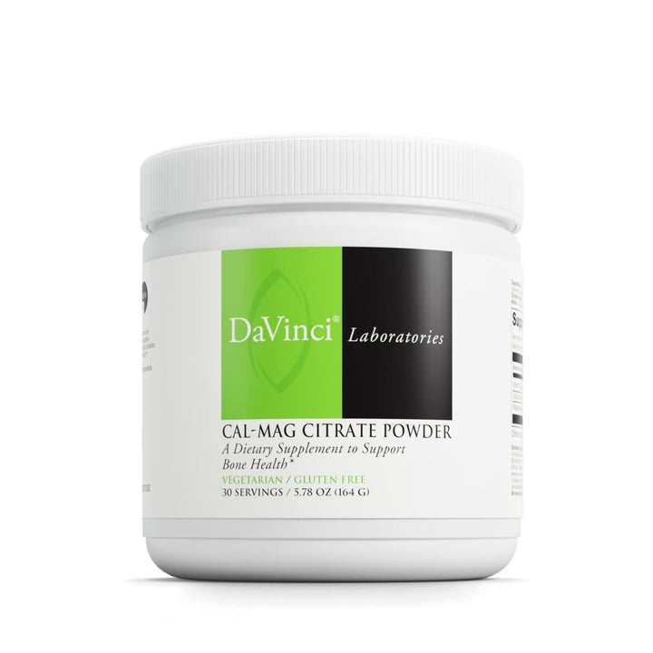DaVinci Labs Cal - Mag Citrate Powder - Supports Bone Health* - Dietary Supplement with Vitamin D2, Magnesium & Calcium - Vegetarian - Gluten - Free - 30 Servings - The Oasis of Health