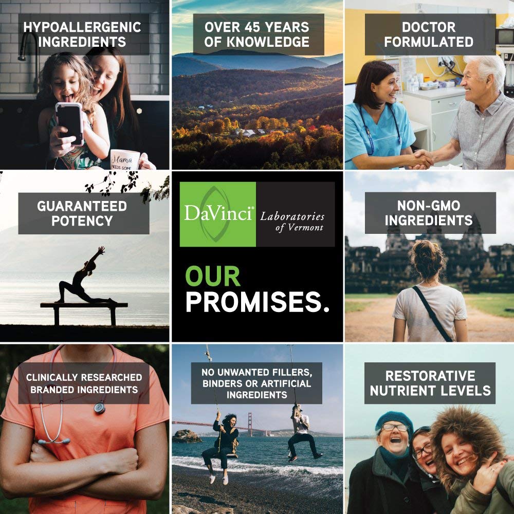 DAVINCI Labs Candid - Away - Dietary Supplement to Support Microflora Balance, Detox and a Healthy Gut - with Calcium, Magnesium, Cellulase, Betaine HCI, and More - Gluten - Free - 90 Vegetarian Capsules - The Oasis of Health