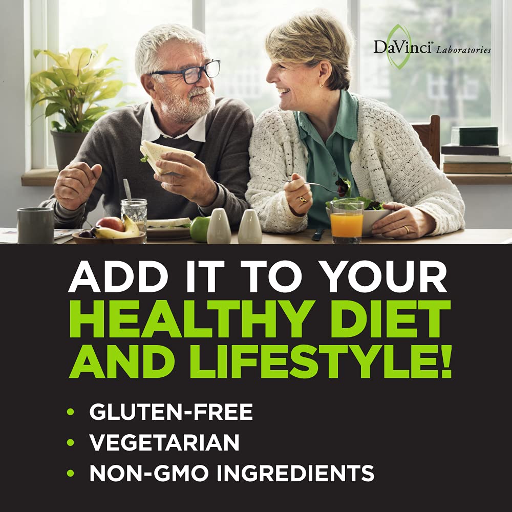 DAVINCI Labs Candid - Away - Dietary Supplement to Support Microflora Balance, Detox and a Healthy Gut - with Calcium, Magnesium, Cellulase, Betaine HCI, and More - Gluten - Free - 90 Vegetarian Capsules - The Oasis of Health