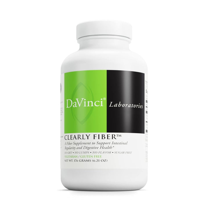 DAVINCI Labs Clearly Fiber - Supplement to Support Intestinal Regularity, Normal Bowel Function, and Triglyceride Levels Within Normal Ranges* - Vegetarian - Gluten - Free - 30 Servings - The Oasis of Health