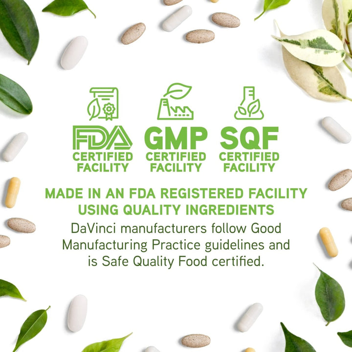 DaVinci Labs Coenzyme Q10 Chewmelt 100 mg - Supports Liver, Brain, Kidney, Cardiovascular & Periodontal Functions* - Dietary Supplement - Vegetarian - Gluten - Free - 60 Easy Chewable Tablets - The Oasis of Health