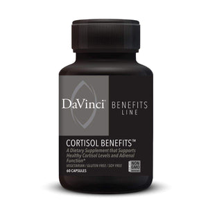DaVinci Labs Cortisol Benefits - Dietary Supplement to Support Healthy Cortisol Levels and Adrenal Health - With Ashwagandha Extract, Rhodiola Rosea Root and More - Gluten - Free - 60 Vegetarian Capsules - The Oasis of Health