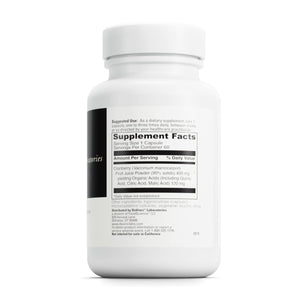 DAVINCI Labs Cranberry - Supports Urinary Tract Health* - Dietary Supplement with Citric Acid and Malic Acid from Cranberry Fruit Juice Powder - Vegetarian - Gluten - Free - 60 Cranberry Capsules - The Oasis of Health