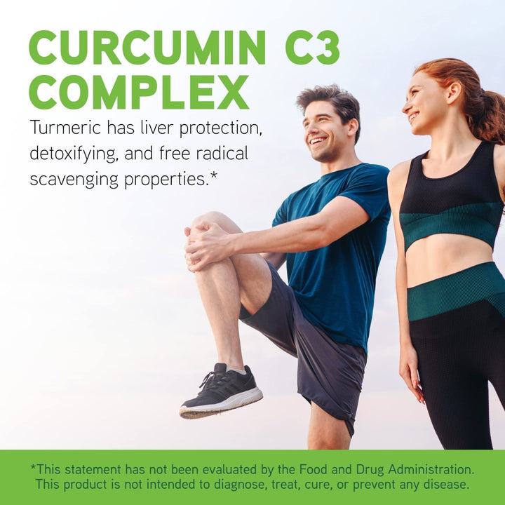 Davinci Labs Curcumin C3 Complex 500 mg 60 VegiCaps - The Oasis of Health