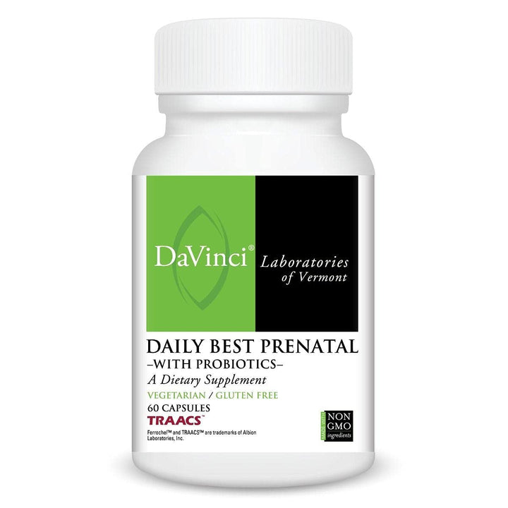 Davinci Labs Daily Best Prenatal with Probiotics - 60 Capsules - The Oasis of Health