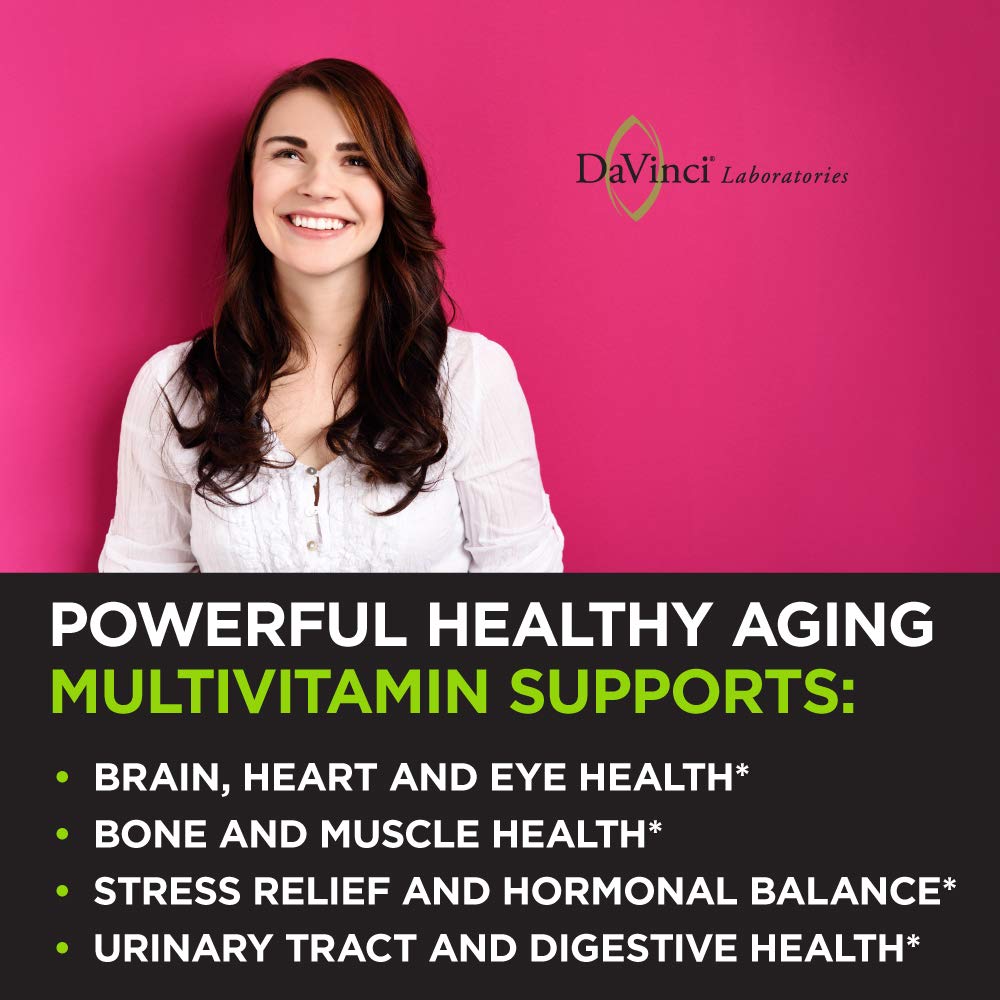 DaVinci Labs - Daily Best Women - A Dietary Supplement with Vitamin B6, Vitamin B12 Vitamin C, Vitamin K2, and More - Vegetarian, Gluten - free - 90 Capsules - The Oasis of Health